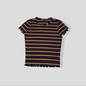 Striped Knit Top. M